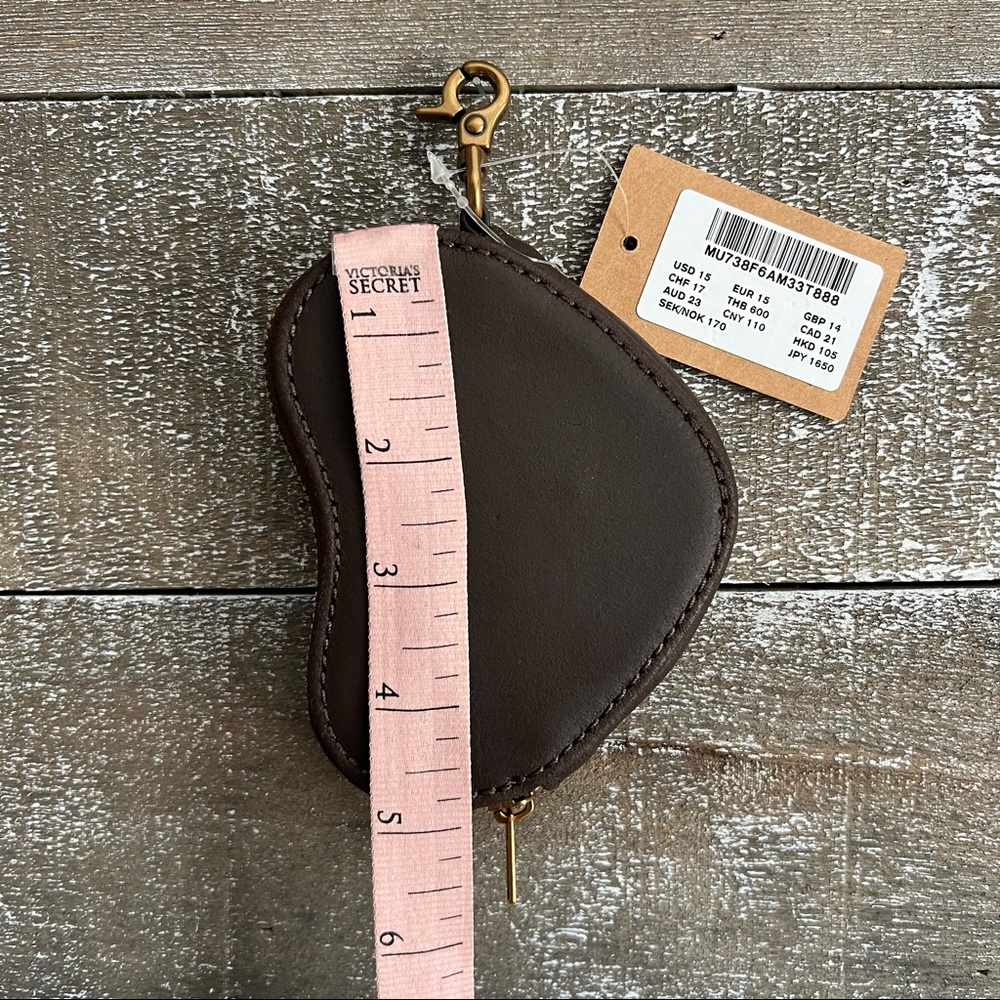 Brandy Melville brown leather wallet